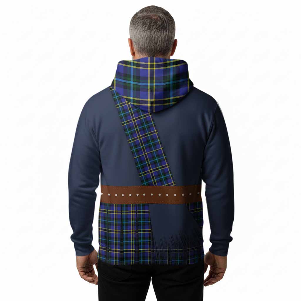 Hope Tartan Crest Hoodie Kilt Costume Style