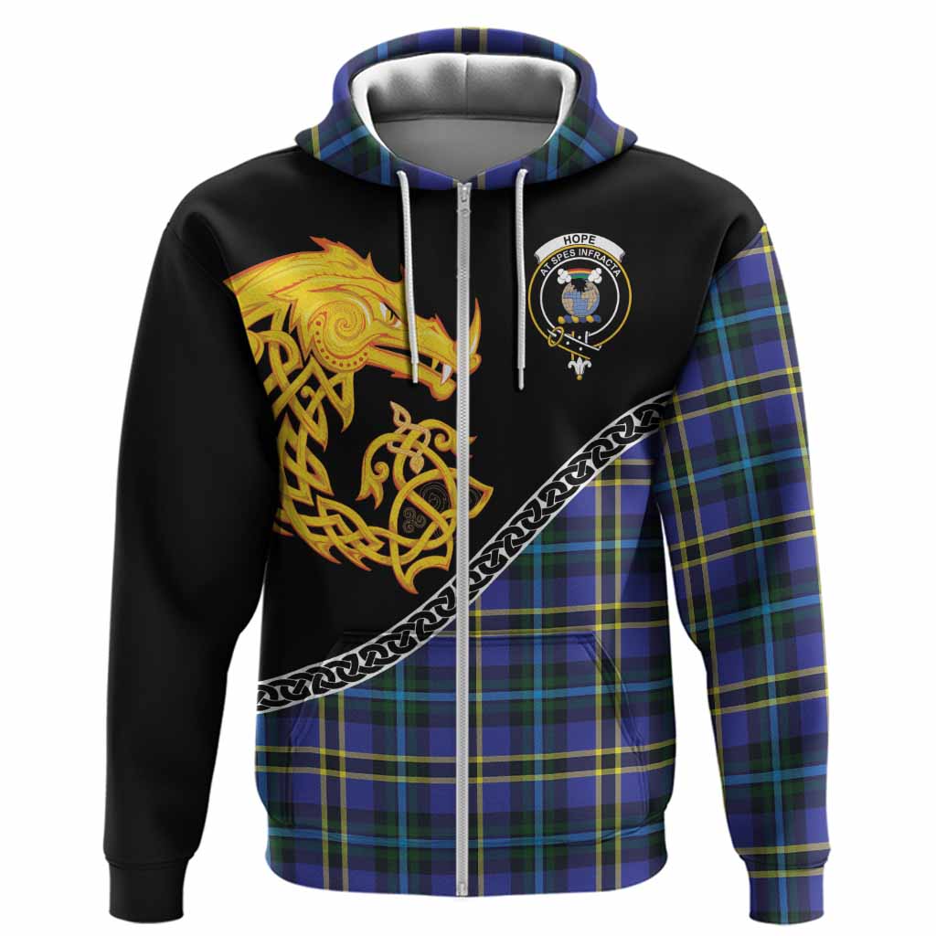 Hope Tartan Crest Hoodie Legendary Dragon Knot Half Style