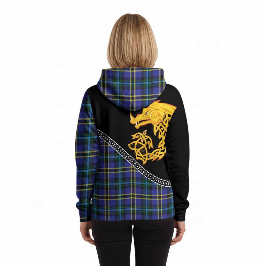 Hope Tartan Crest Hoodie Legendary Dragon Knot Half Style