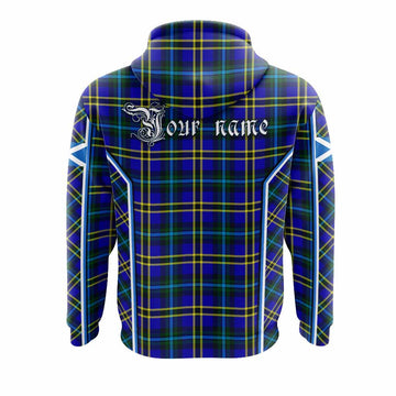 Hope Tartan Crest Hoodie Scotland Coat of Arm Flag Style