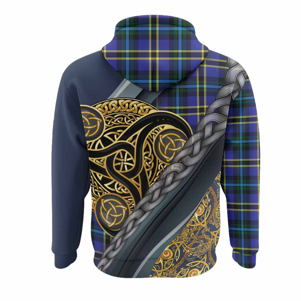 Hope Tartan Crest Hoodie Scottish Triskele Celtic