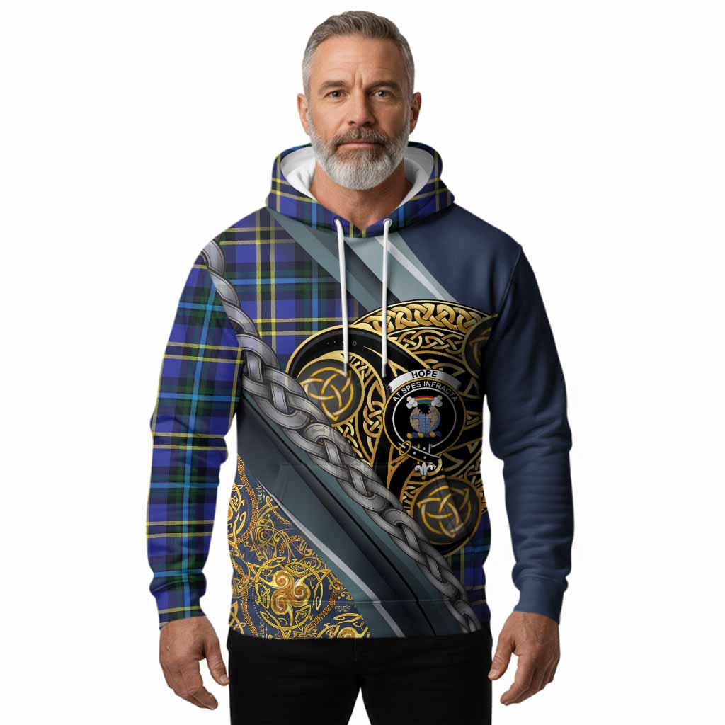 Hope Tartan Crest Hoodie Scottish Triskele Celtic