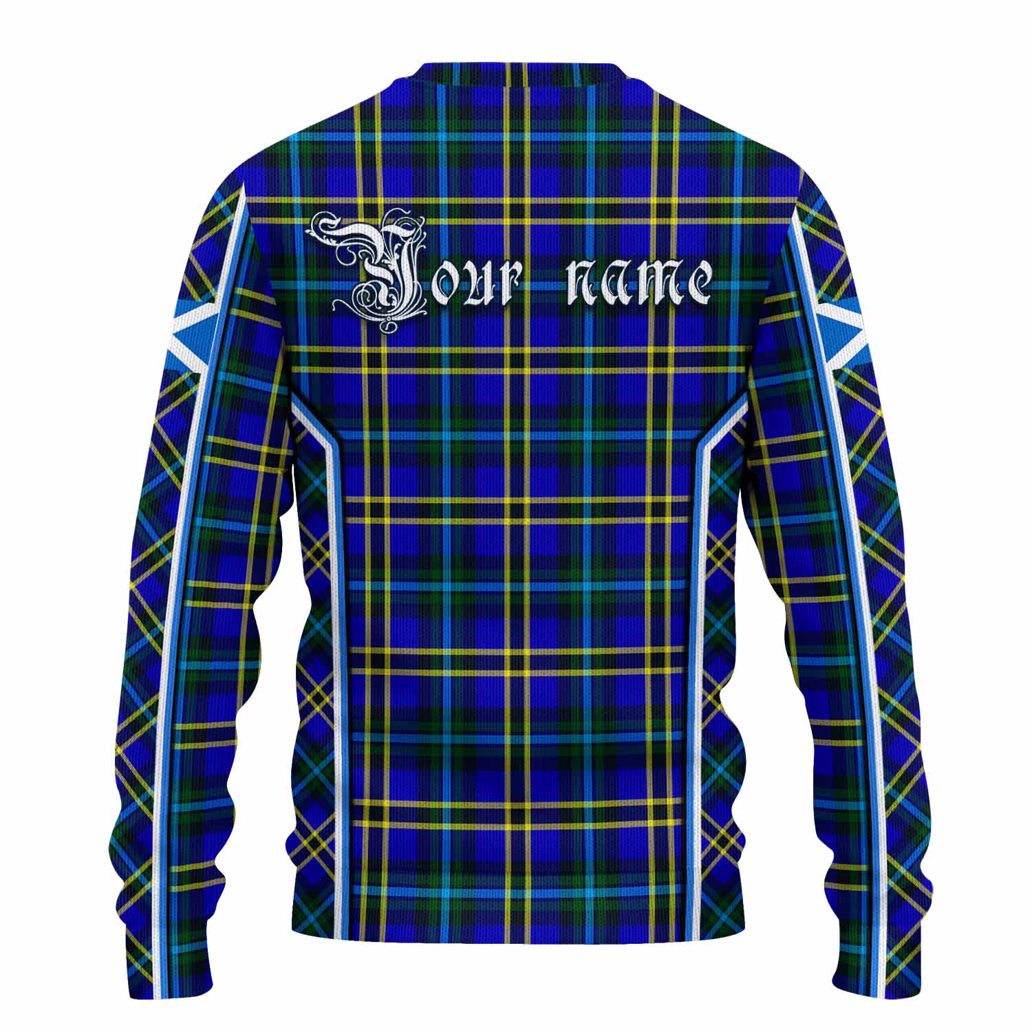 Hope Tartan Crest Knitted Sweater Scotland Coat of Arm Flag Style - Tartan Vibes Clothing
