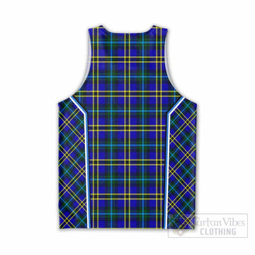 Hope Tartan Crest Men Tank Top Scotland Coat of Arm Flag Style - Tartan Vibes Clothing