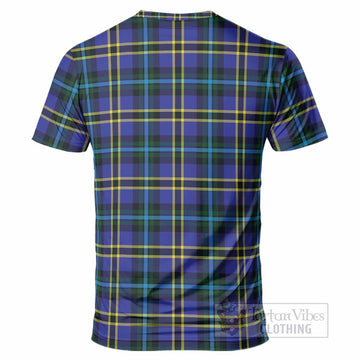 Hope Tartan Crest T-Shirt Ferocious Lion Style