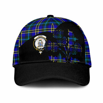 Hope Tartan Family Crest Classic Cap Scotland Thistle Floral Flag Style