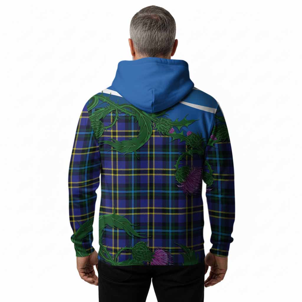 Hope Tartan Family Crest Hoodie Thistle in Minimalism