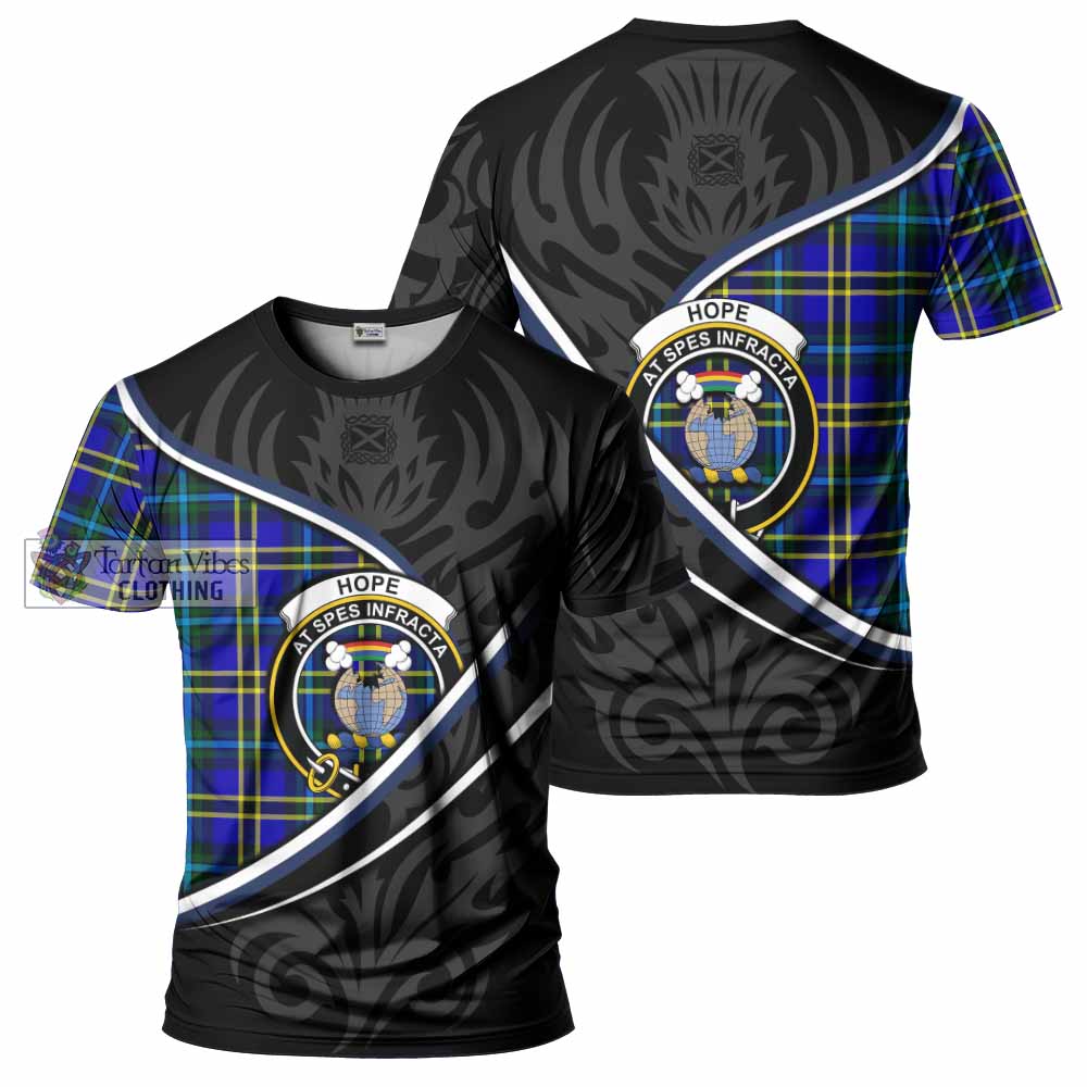 Hope Tartan Family Crest T-shirt Celtic Scottish Thistle Floral - Tartan Vibes Clothing