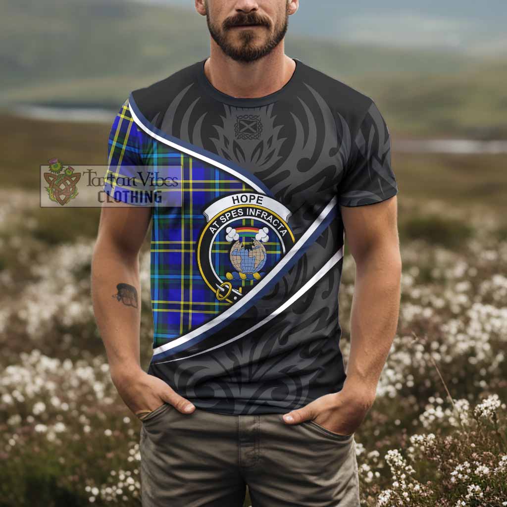 Hope Tartan Family Crest T-shirt Celtic Scottish Thistle Floral - Tartan Vibes Clothing