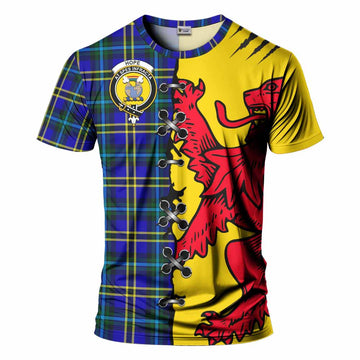 Hope Tartan Family Crest T-shirt Lion Rampant Honor - Tartan Vibes Clothing