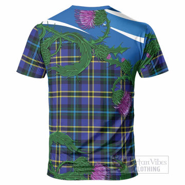 Hope Tartan Family Crest T-Shirt Thistle in Minimalism