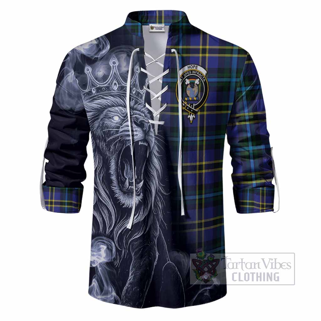 Hope Tartan Ghillie Shirt Roaring Lion Heritage
