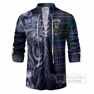 Hope Tartan Ghillie Shirt Roaring Lion Heritage