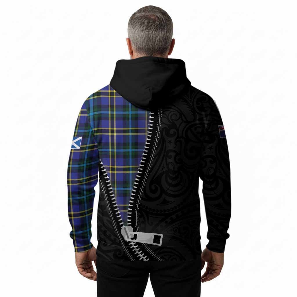 Hope Tartan Hoodie New Zealand Pattern Unique Zipper Stylized