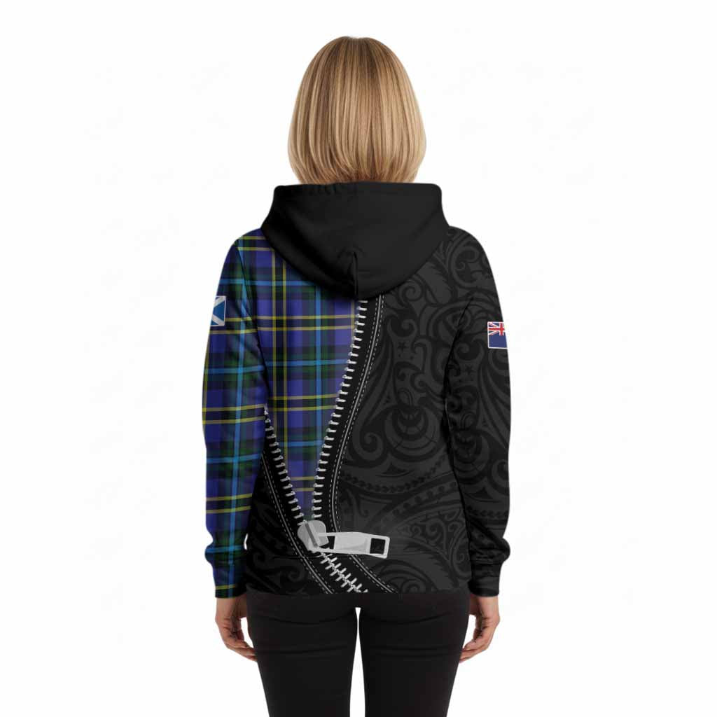 Hope Tartan Hoodie New Zealand Pattern Unique Zipper Stylized