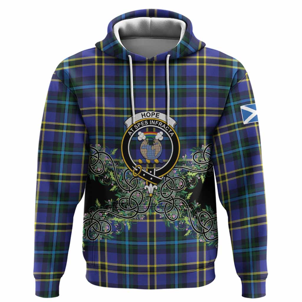 Hope Tartan Hoodie Thistle Scottish Spirit
