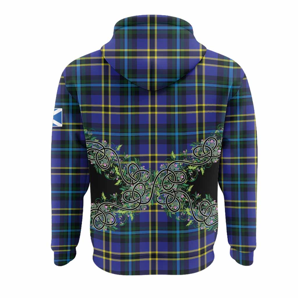 Hope Tartan Hoodie Thistle Scottish Spirit