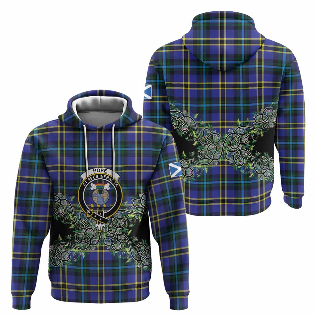 Hope Tartan Hoodie Thistle Scottish Spirit