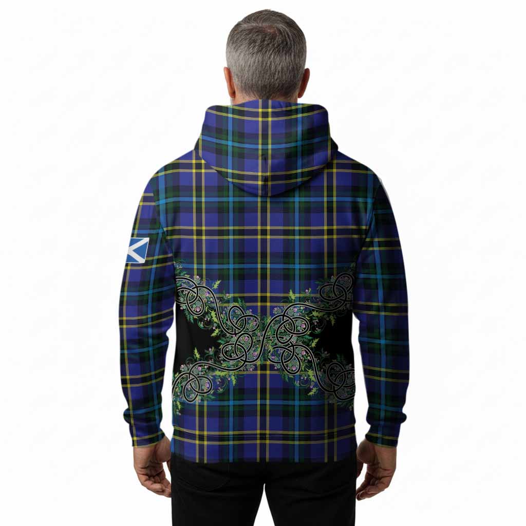 Hope Tartan Hoodie Thistle Scottish Spirit