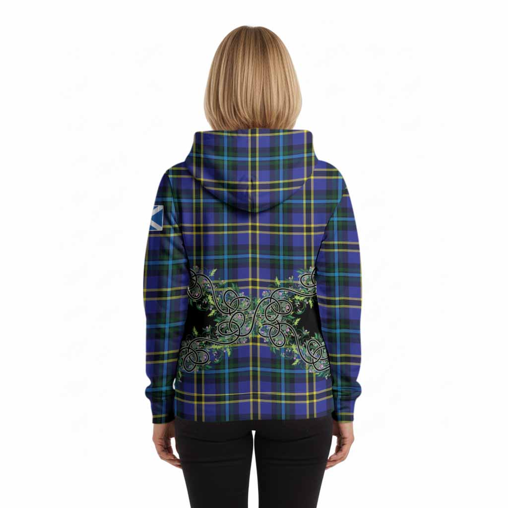 Hope Tartan Hoodie Thistle Scottish Spirit