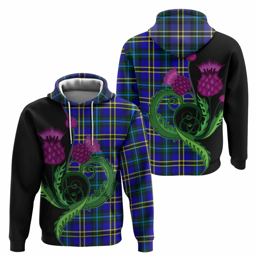 Hope Tartan Hoodie Traditional Scottish Thistle