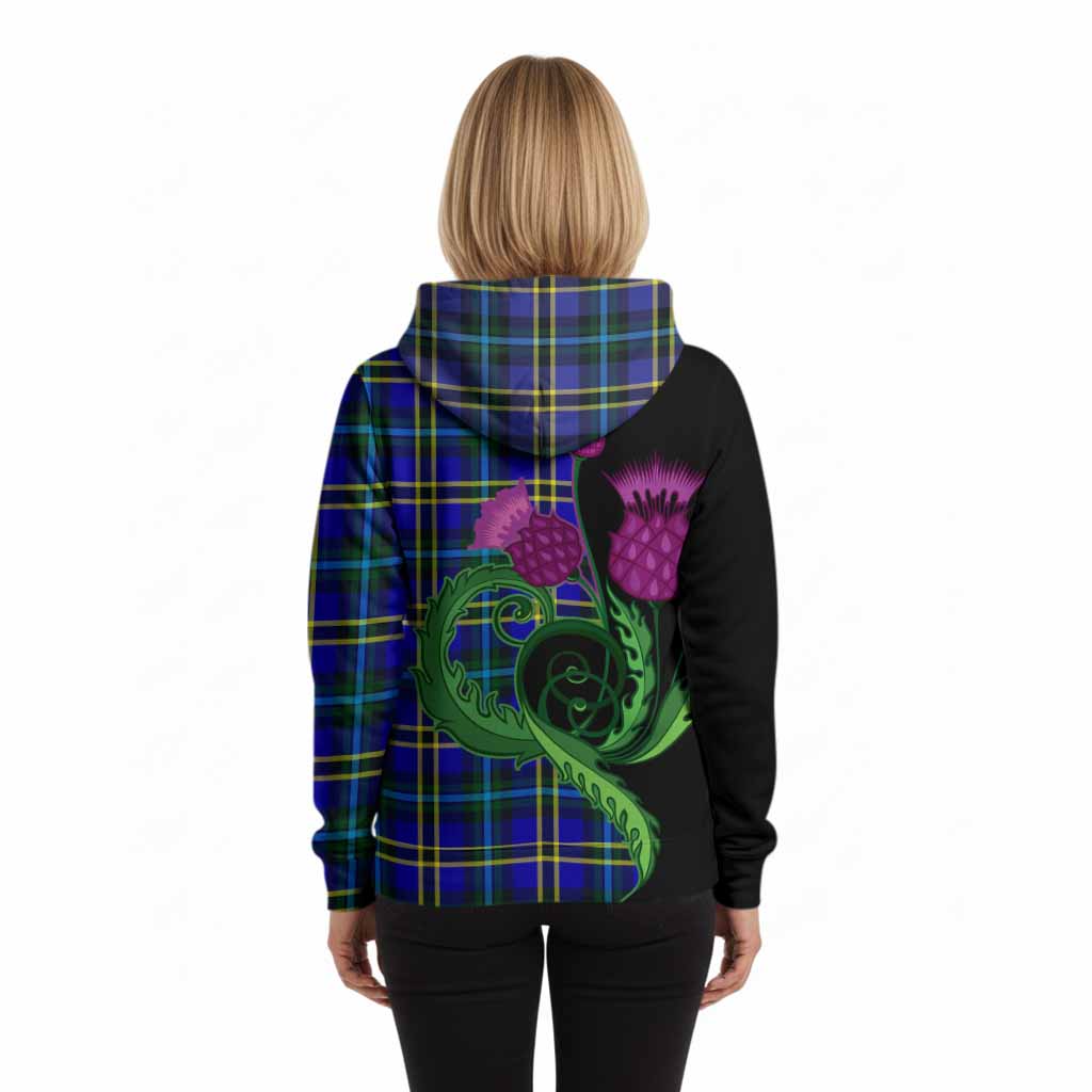 Hope Tartan Hoodie Traditional Scottish Thistle
