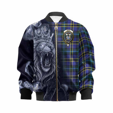 Hope Tartan Kid Bomber Jacket Roaring Lion Heritage