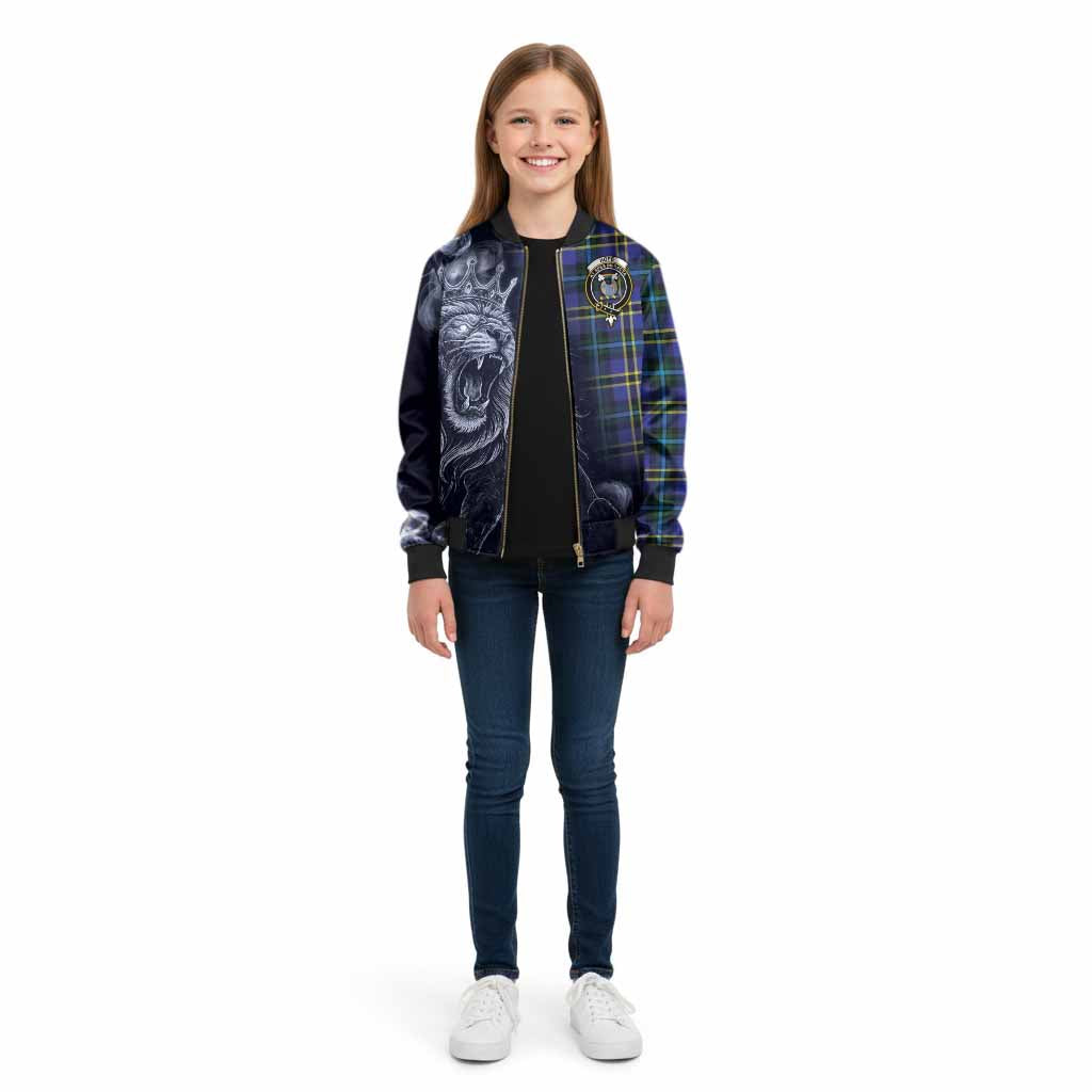 Hope Tartan Kid Bomber Jacket Roaring Lion Heritage