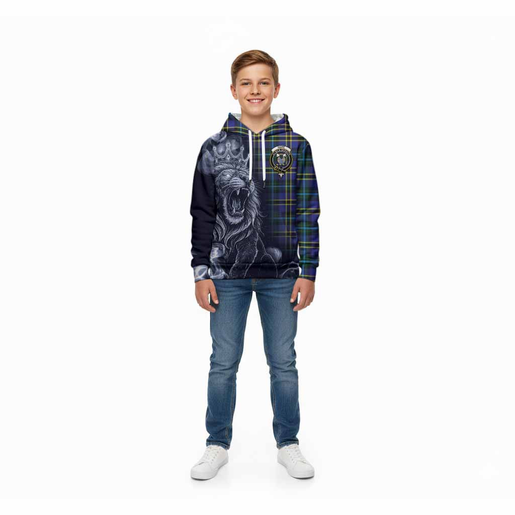 Hope Tartan Kid Hoodie Roaring Lion Heritage