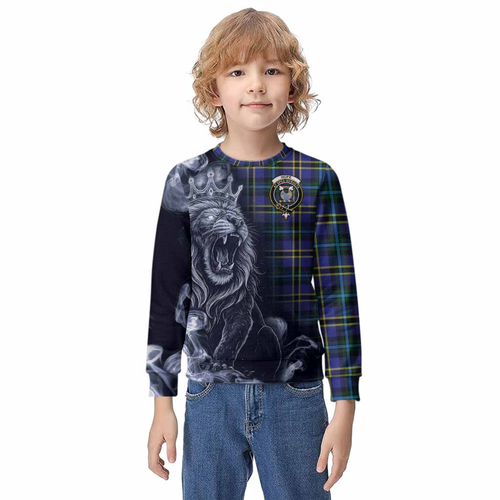 Hope Tartan Kid Knitted Sweatshirt Roaring Lion Heritage