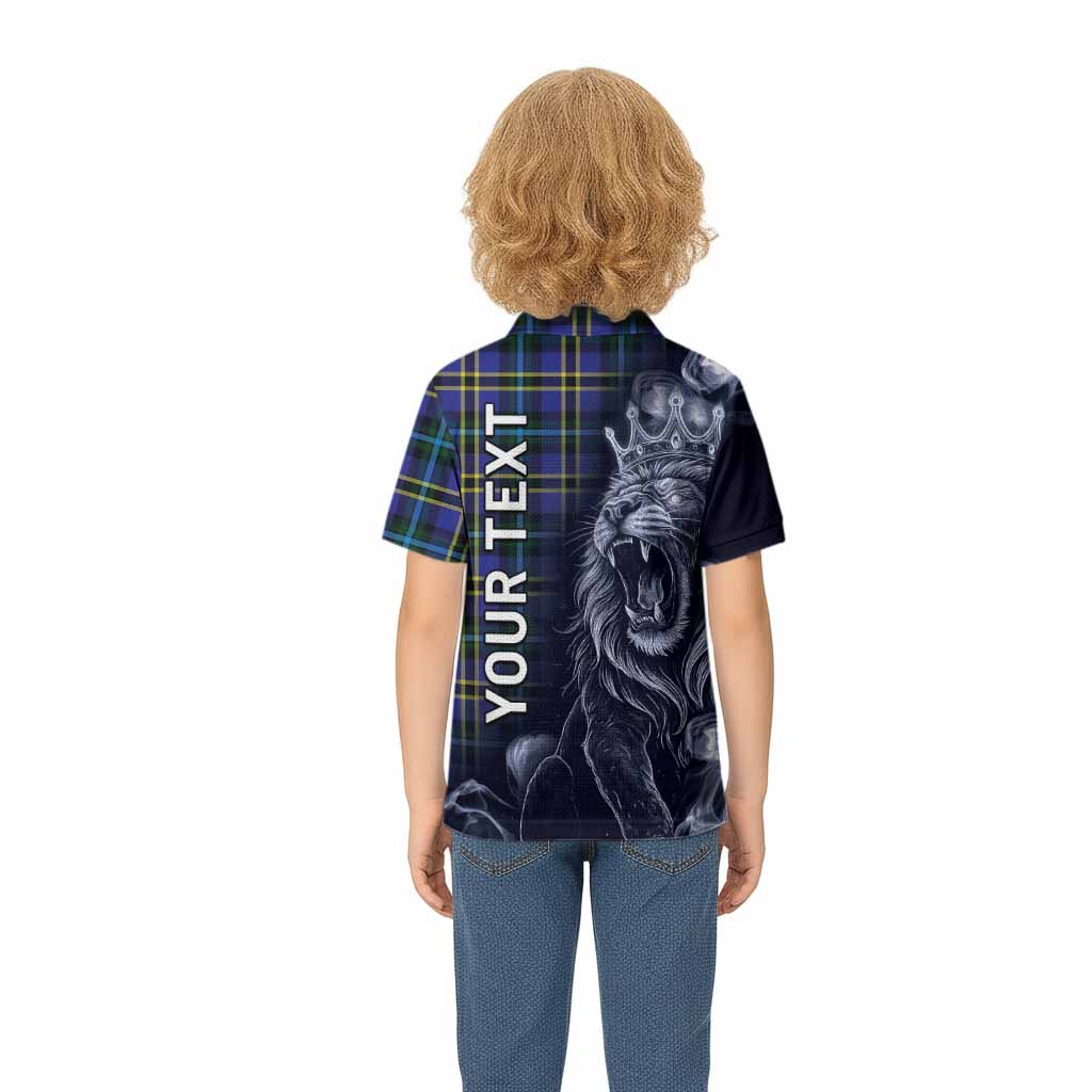 Hope Tartan Kid Polo Shirt Roaring Lion Heritage