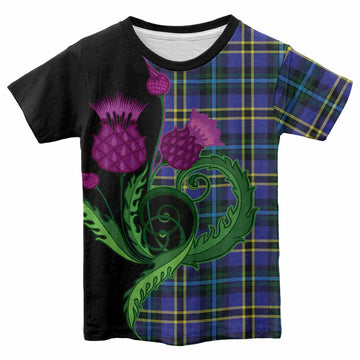 Hope Tartan Kid T-shirt Traditional Scottish Thistle