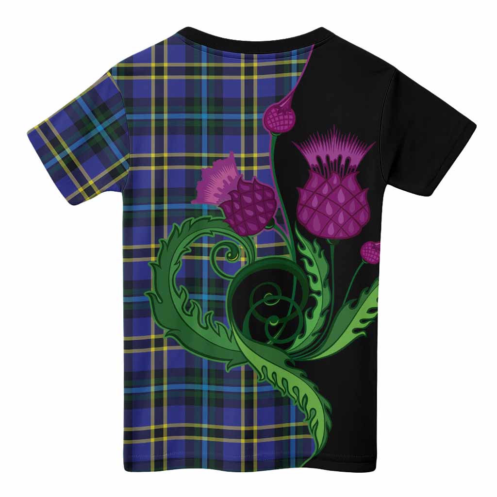 Hope Tartan Kid T-shirt Traditional Scottish Thistle