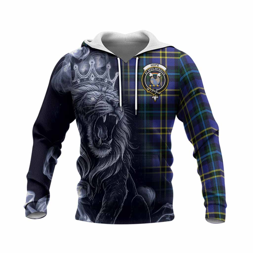Hope Tartan Knitted Hoodie Roaring Lion Heritage