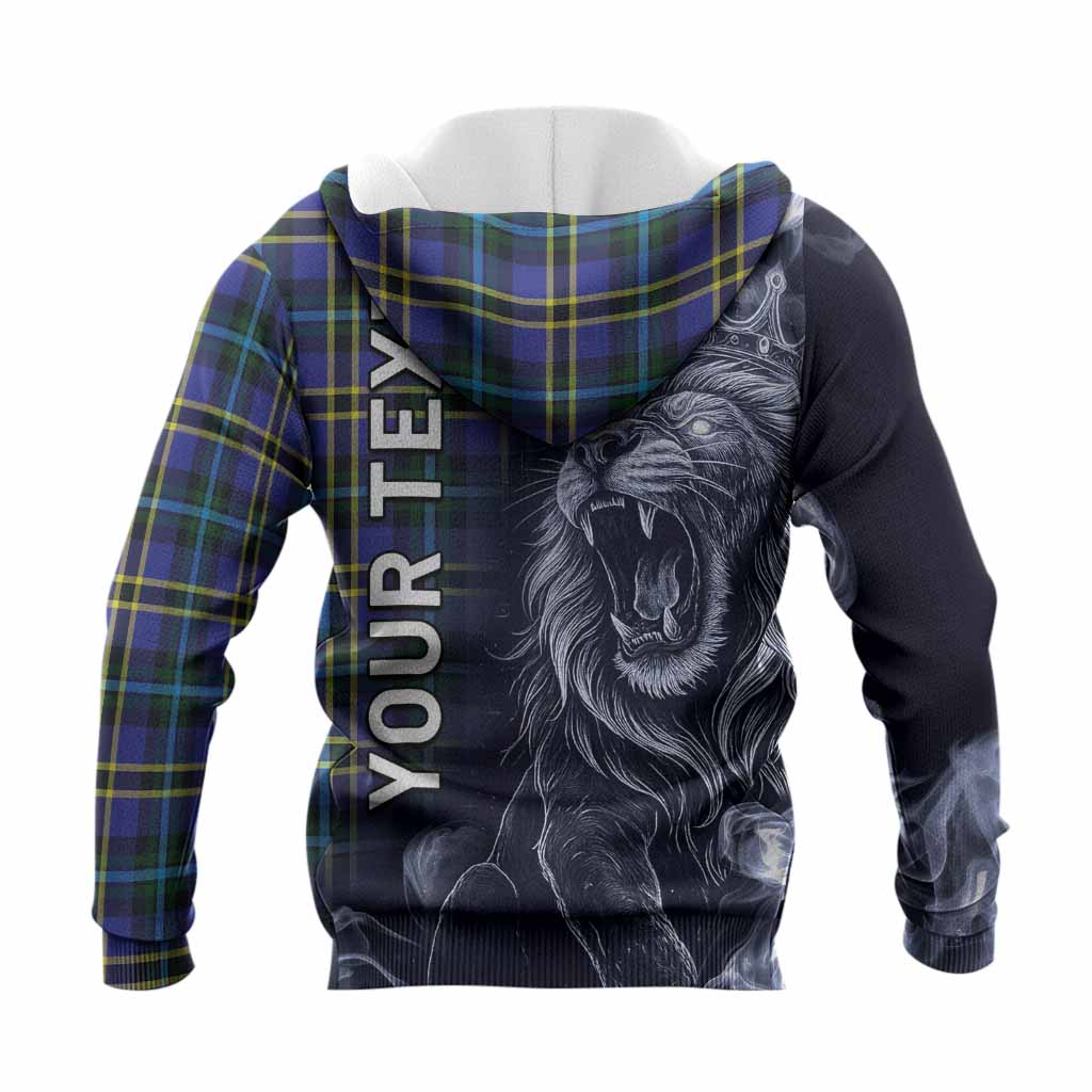 Hope Tartan Knitted Hoodie Roaring Lion Heritage