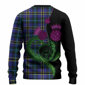Hope Tartan Knitted Sweater Traditional Scottish Thistle