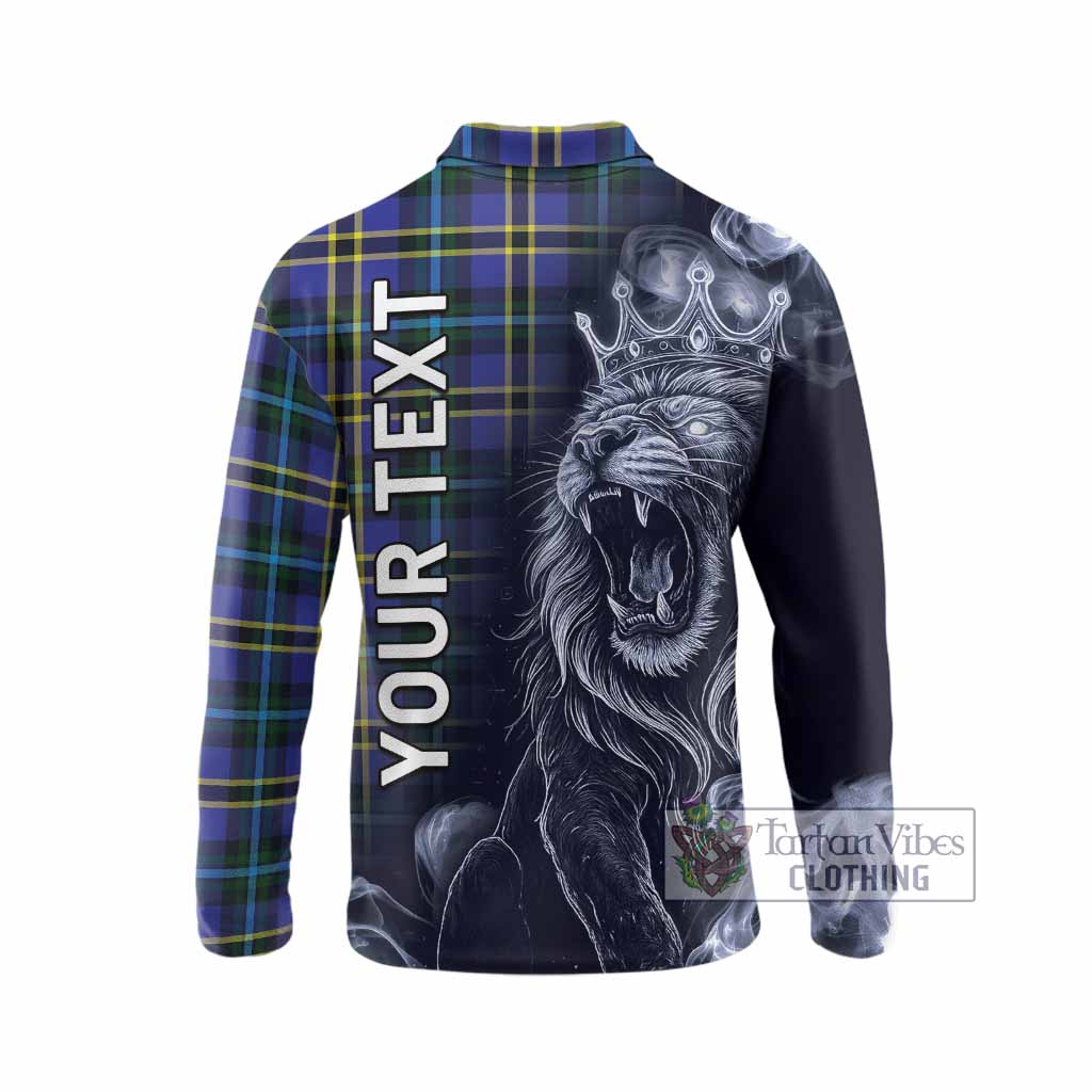Hope Tartan Long Sleeve Polo Shirt Roaring Lion Heritage