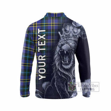 Hope Tartan Long Sleeve Polo Shirt Roaring Lion Heritage