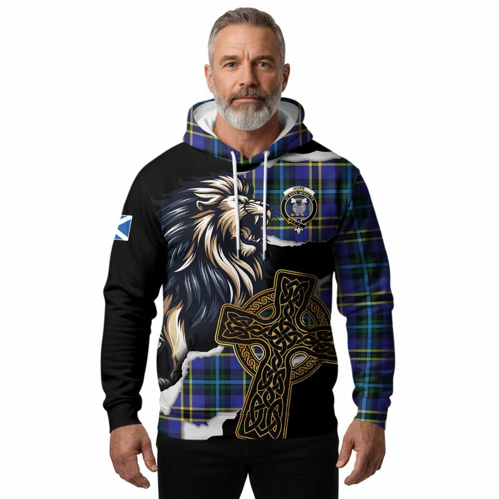 Hope Tartan Scottish Hoodie Lion Celtic Heritage