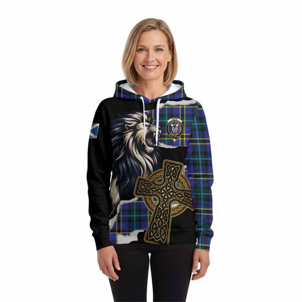 Hope Tartan Scottish Hoodie Lion Celtic Heritage