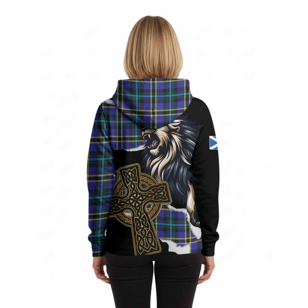 Hope Tartan Scottish Hoodie Lion Celtic Heritage