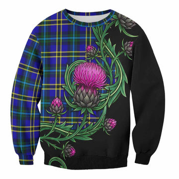 Hope Tartan Sweatshirt Resilient Scottish Thistle Unisex - Tartan Vibes Clothing