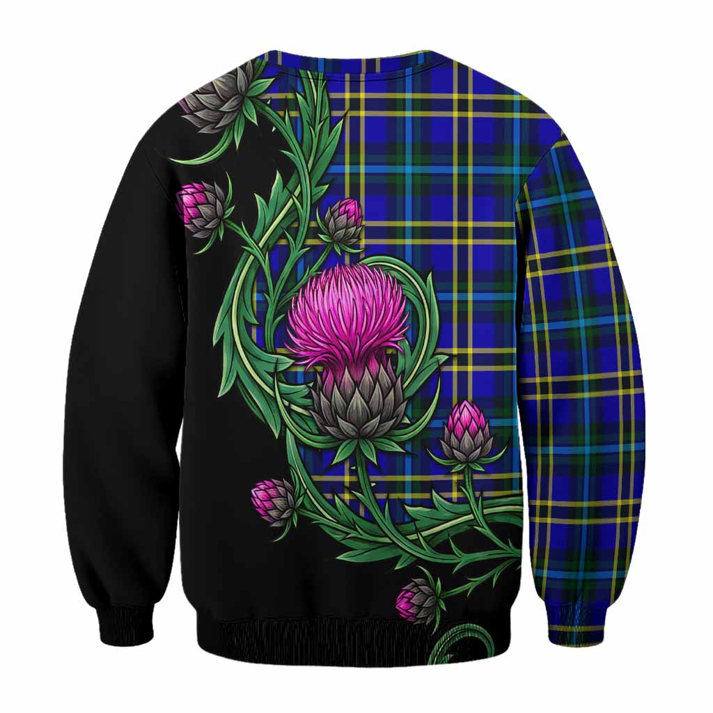 Hope Tartan Sweatshirt Resilient Scottish Thistle - Tartan Vibes Clothing
