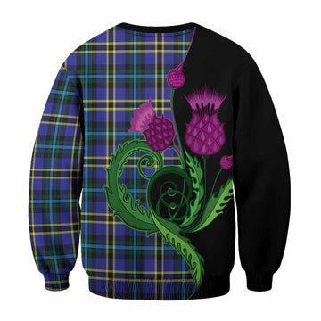 Hope Tartan Sweatshirt Traditional Scottish Thistle