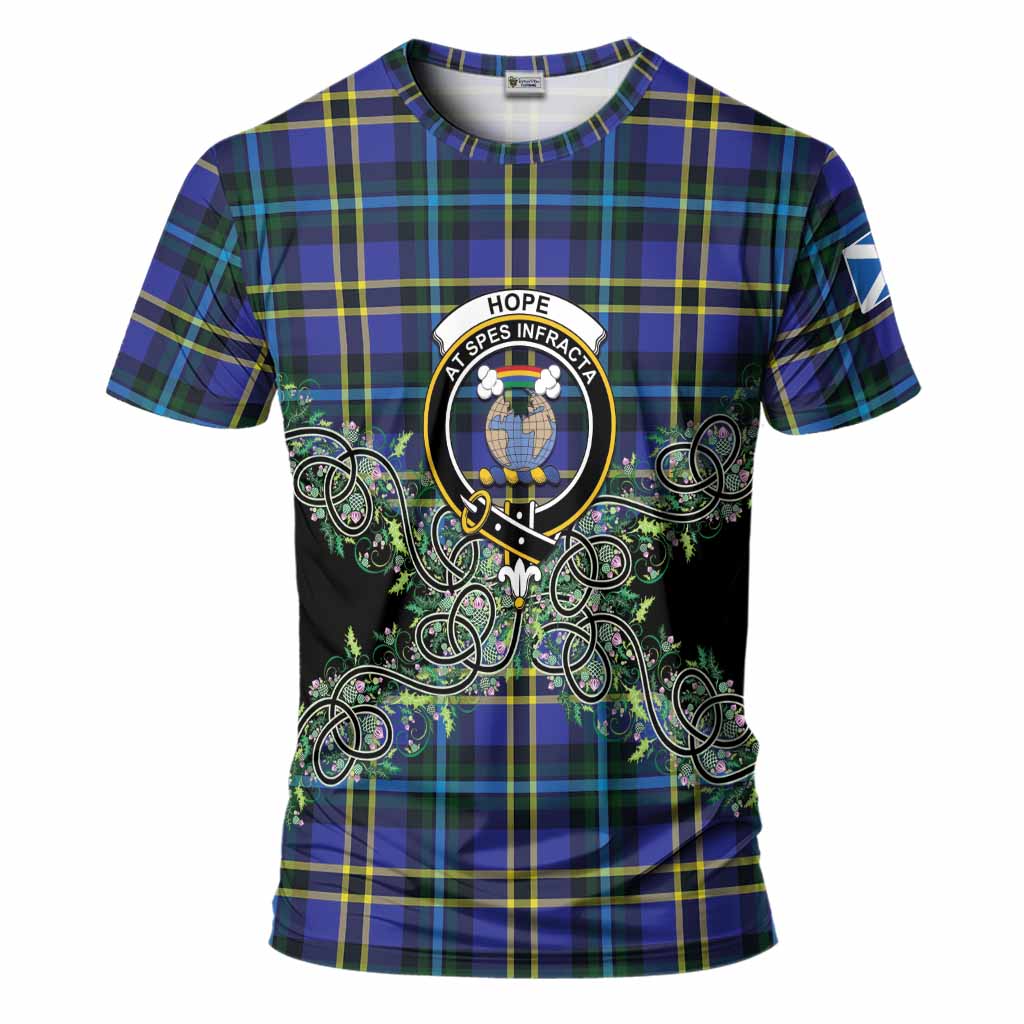 Hope Tartan T-Shirt Thistle Scottish Spirit