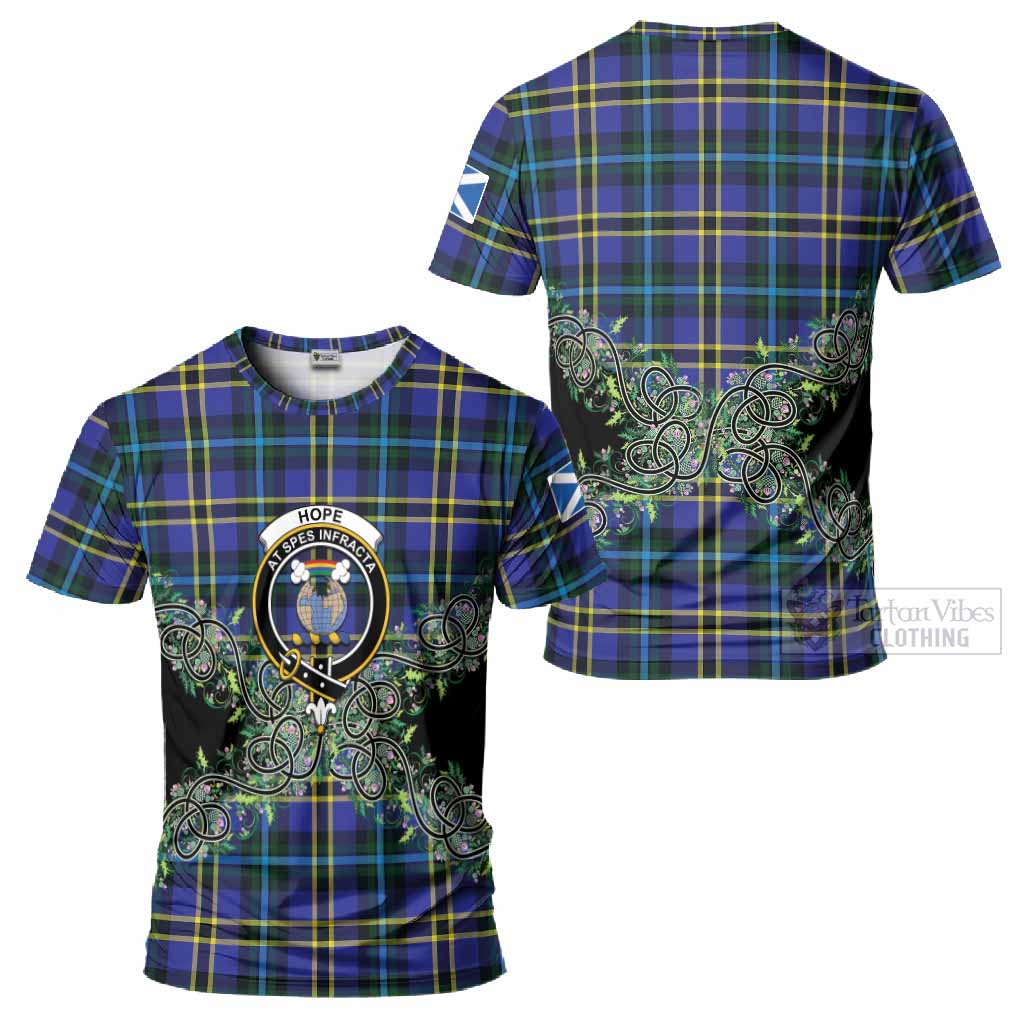 Hope Tartan T-Shirt Thistle Scottish Spirit