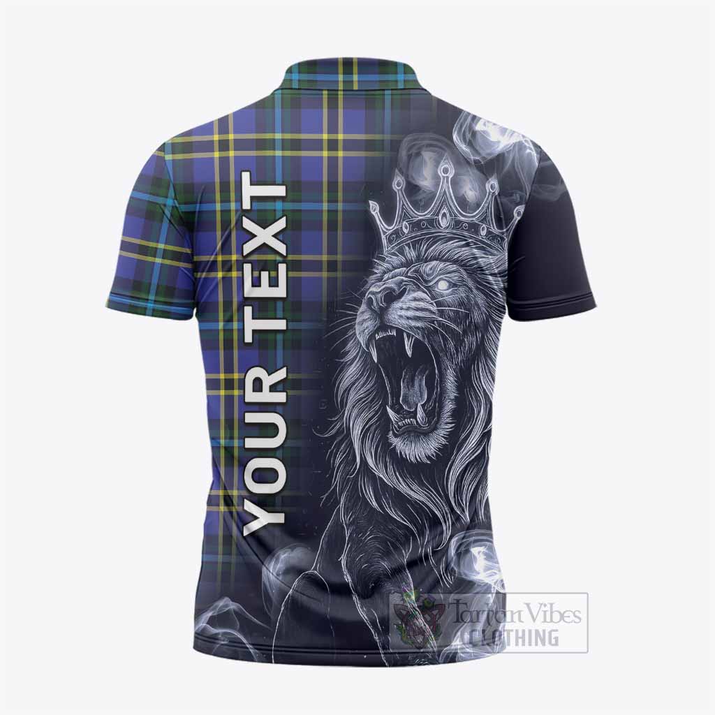 Hope Tartan Zipper Polo Shirt Roaring Lion Heritage