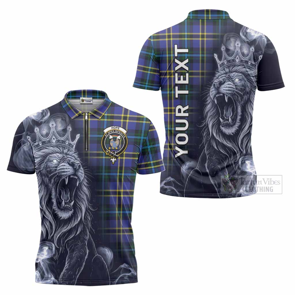 Hope Tartan Zipper Polo Shirt Roaring Lion Heritage