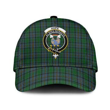 Hope Vere Tartan Classic Cap with Family Crest