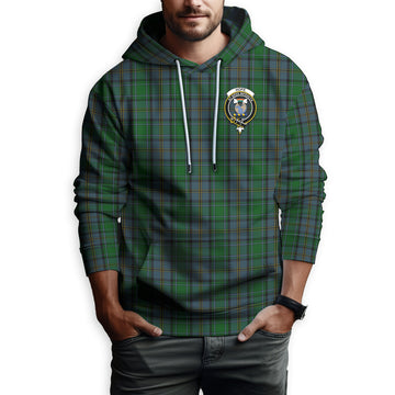 Hope Vere Tartan Hoodie with Family Crest